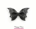 Bat Bow SVG, Halloween Hair Bow Template, Bat Wings Bow SVG, Goth Hair Bow Pattern, Faux Leather Bow, Cricut SVG, Silhouette
