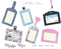 ID Card Cover SVG | Photocard Holder Template | Faux Leather Sleeve Case Passport ID Tag | Bag Tag Faux Leather Maisie Moo Vegan leather product logo