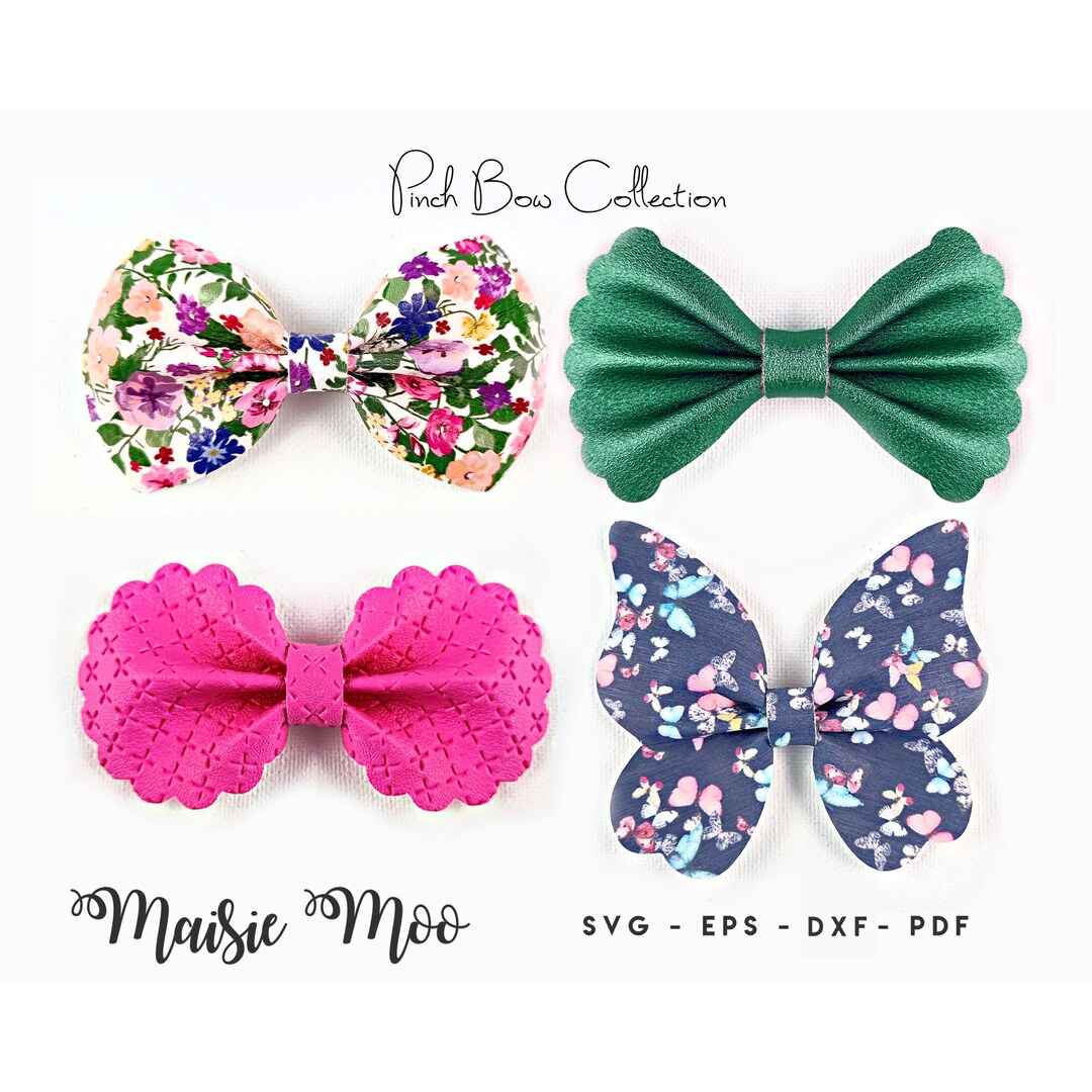 Pinch Bow Template SVG Bow SVG Bow Bundle SVG Cricut Svg - Etsy