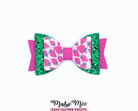 Classic Hair Bow SVG Template, Faux Leather Bow Pattern for Cricut, Beginner Friendly Bow, DIY Hair Bow PDF (Isla Bow)