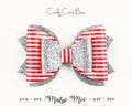 Hair Bow SVG | Bestseller Bow Template | Faux Leather Bow SVG | Classic Cricut Christmas Hair Bow PDF Maisie Moo Vegan leather