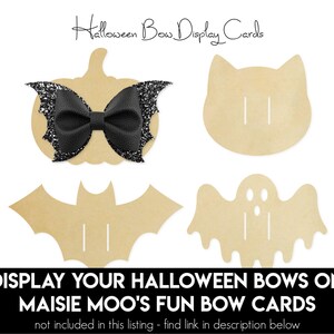 Nœud papillon de chapeau de sorcière d'Halloween (SVG), modèle de nœud papillon pour costume de sorcière, nœud papillon en similicuir Cricut, bandeau effrayant à faire soi-même image 3