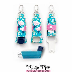Asthma Inhaler Holder SVG, Puffer Cover, Leather Pattern, No Sew Keychain Sleeve, DIY Pump Case Template, Cricut Craft Cut Files