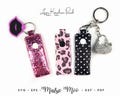 Lipstick Pouch Keychain Purse SVG Bundle, Keyring Chapstick Holder Template, Lip Balm Faux Leather No Sew, Svg files for Cricut Cut Files