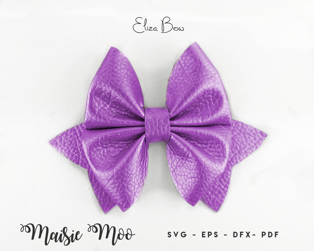 Pinch Bow Template SVG Bow PDF Hair Bow Template Cricut Bow - Etsy