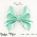 Pinch Bow Template SVG Maya Bow PDF Faux Leather Hair Bow | Etsy