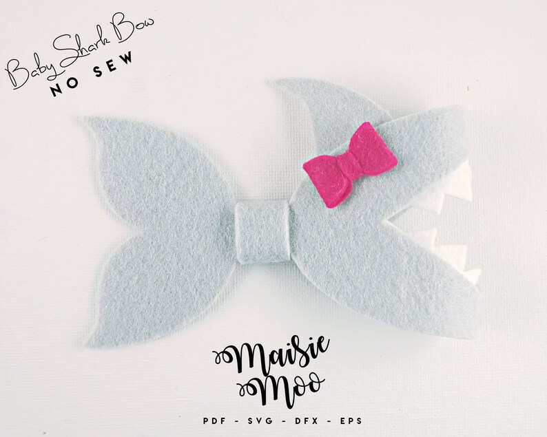 Free Free 201 Baby Shark Bow Svg SVG PNG EPS DXF File