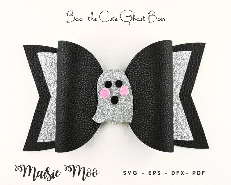 Halloween Bow SVG, Collection, Bow Template SVG Bundle, Black Bow SVG, files for Cricut Cut Files, Silhouette Cut Files, image 5