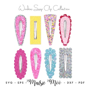 Window Snap Clip SVG | Snapclip Template | Scalloped Snap Clip Template | Clippie Cover Maisie Moo Vegan leather