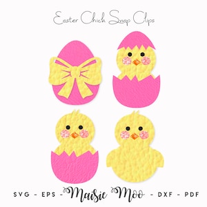 Easter Snap Clip SVG, Snapclip Template, Bow SVG, Bow Center, Clippie Cover, Hair Clip Svg files for Cricut Cut Files Maisie Moo
