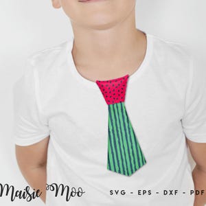 Boys 3D Neck Tie SVG Template, Clip-on Necktie Boys Bow Tie Pattern, Faux Leather Tie svg, DIY Bow Tie PDF, Svg files for Cricut Cut Files,