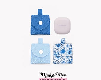 Galaxy Buds Cover SVG, EarPod Case Template, Keychain Holder SVG, No Sew, Faux Leather Svg files for Cricut Cut Files Maisie Moo