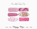 Snap Clip SVG, Snapclip Template, Bow Template, Bow SVG,  Clippie Cover,  Hair Clip Svg files for Cricut Cut Files, Silhouette Cut Files,