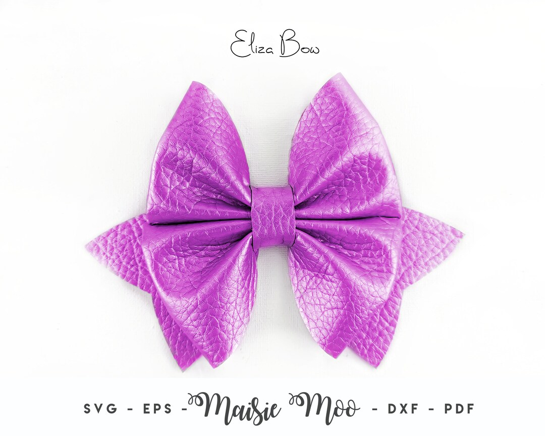 Pinch Bow Template SVG, Bow PDF, Hair Bow Template, Cricut Bow Svg, Bow ...