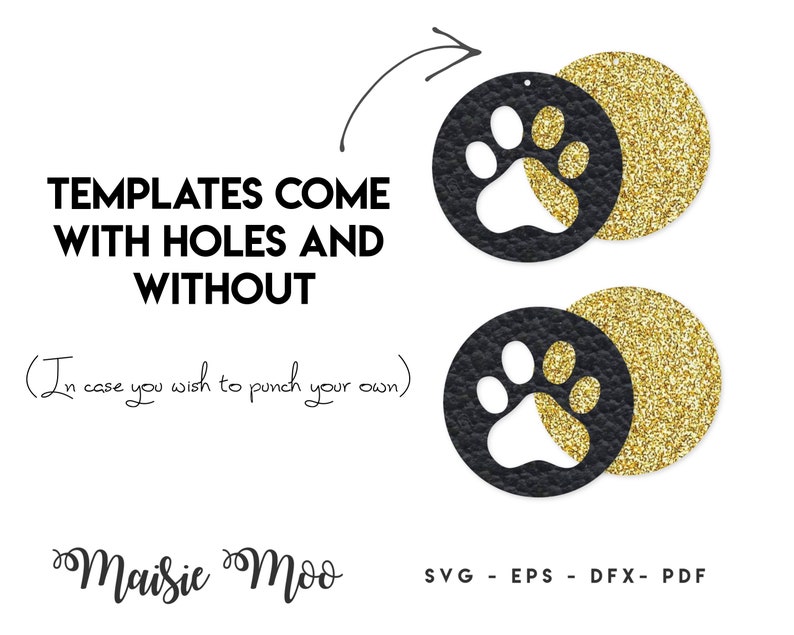 Free Free Paw Print Earring Svg Free 92 SVG PNG EPS DXF File