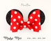 Minnie Bow Template SVG,  Pinch Bow SVG, Mouse Ears Bow PDF, Mouse svg files for Cricut Cut Files, Silhouette Cut Files, 