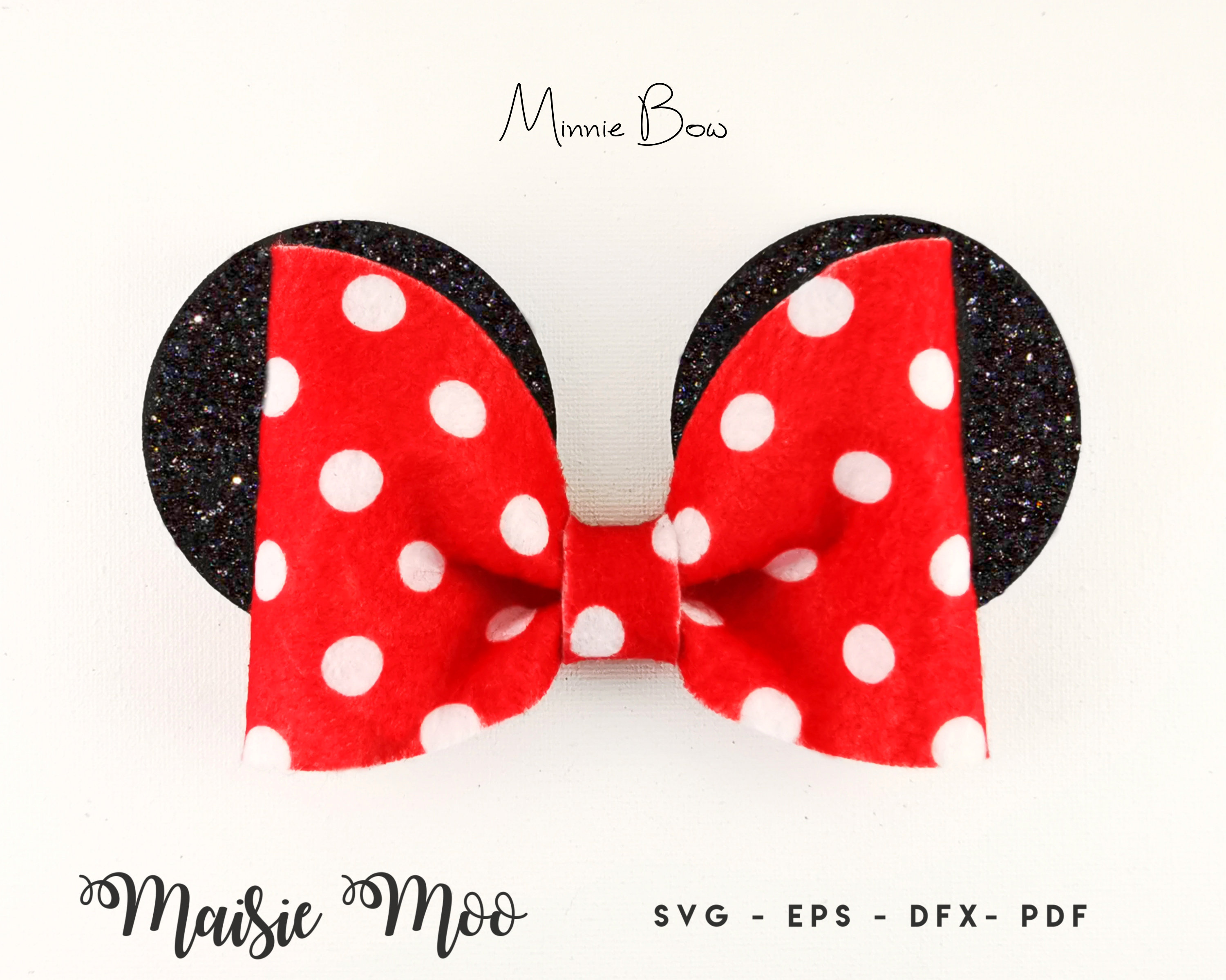 Minnie Bow Template Minnie Bow Template