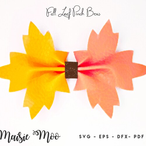 Fall Leaf Pinch Bow SVG Thanksgiving Leaf Template SVG Etsy Fall Leaf Pinch Bow SVG Thanksgiving Leaf Template SVG Etsy