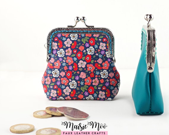 Kiss Clasp Coin Purse SVG Pattern – Faux Leather Kiss Lock Frame