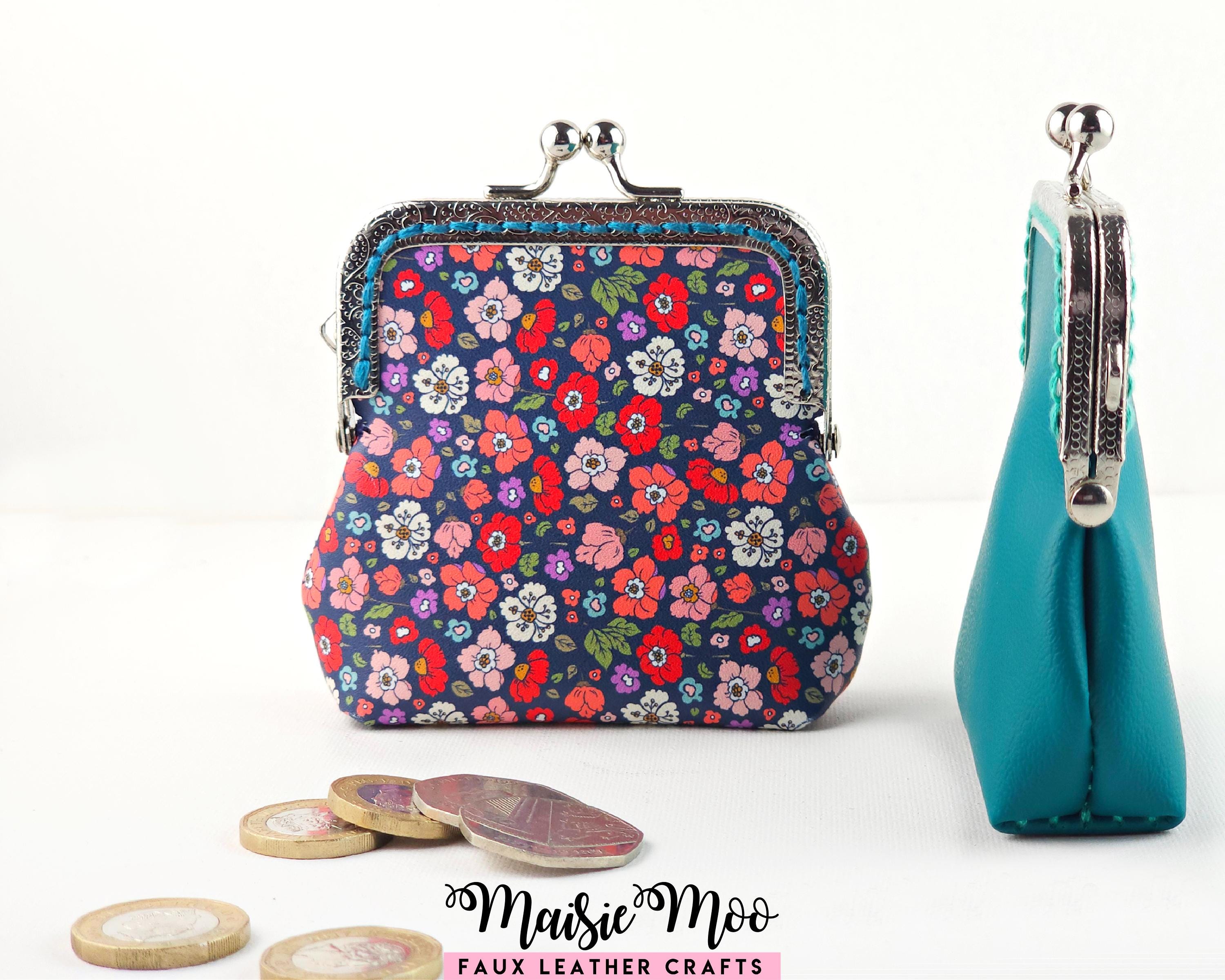 Kiss Clasp Coin Purse SVG Pattern – Faux Leather Kiss Lock Frame