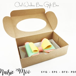 Bow Box Bundle SVG, Bow Display Box Template, Hair Bow Gift Box DXF, Gift Box PDF, Cricut Box svg silhouette cut files, Maisie Moo