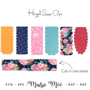 Hinged Snap Clip SVG, Snapclip Template, Bow Template, Bow SVG, Clippie Cover, Hair Clip Svg files for Cricut Cut Files, Maisie Moo