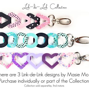 Link De Link Circles SVG Template Bracelet SVG | Faux Leather Cuff ...