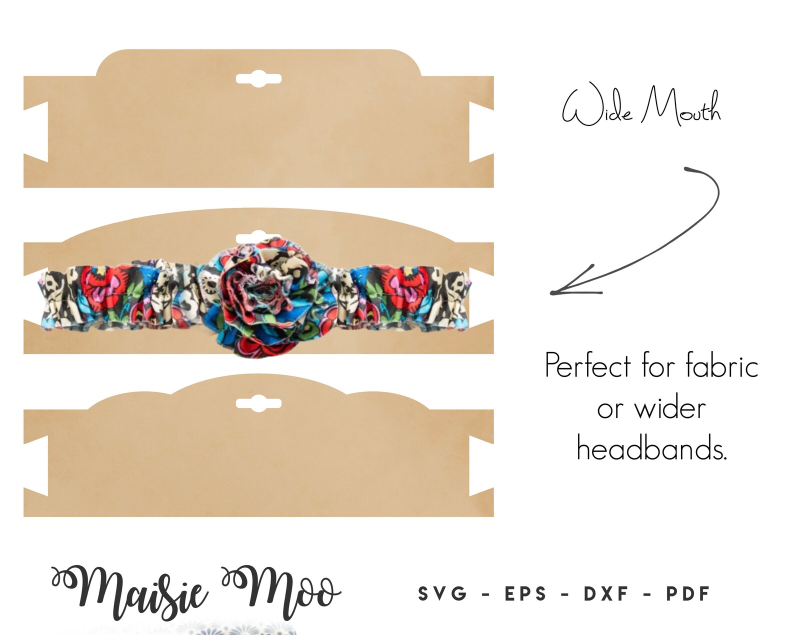 Headband Display Card SVG Bow Display Card Head Band Card Etsy