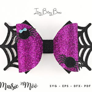 Halloween Bow Collection, Bow Template SVG Bundle, Black Bow SVG, Bow Bundle SVG, Svg files for Cricut Cut Files, Silhouette Cut Files,