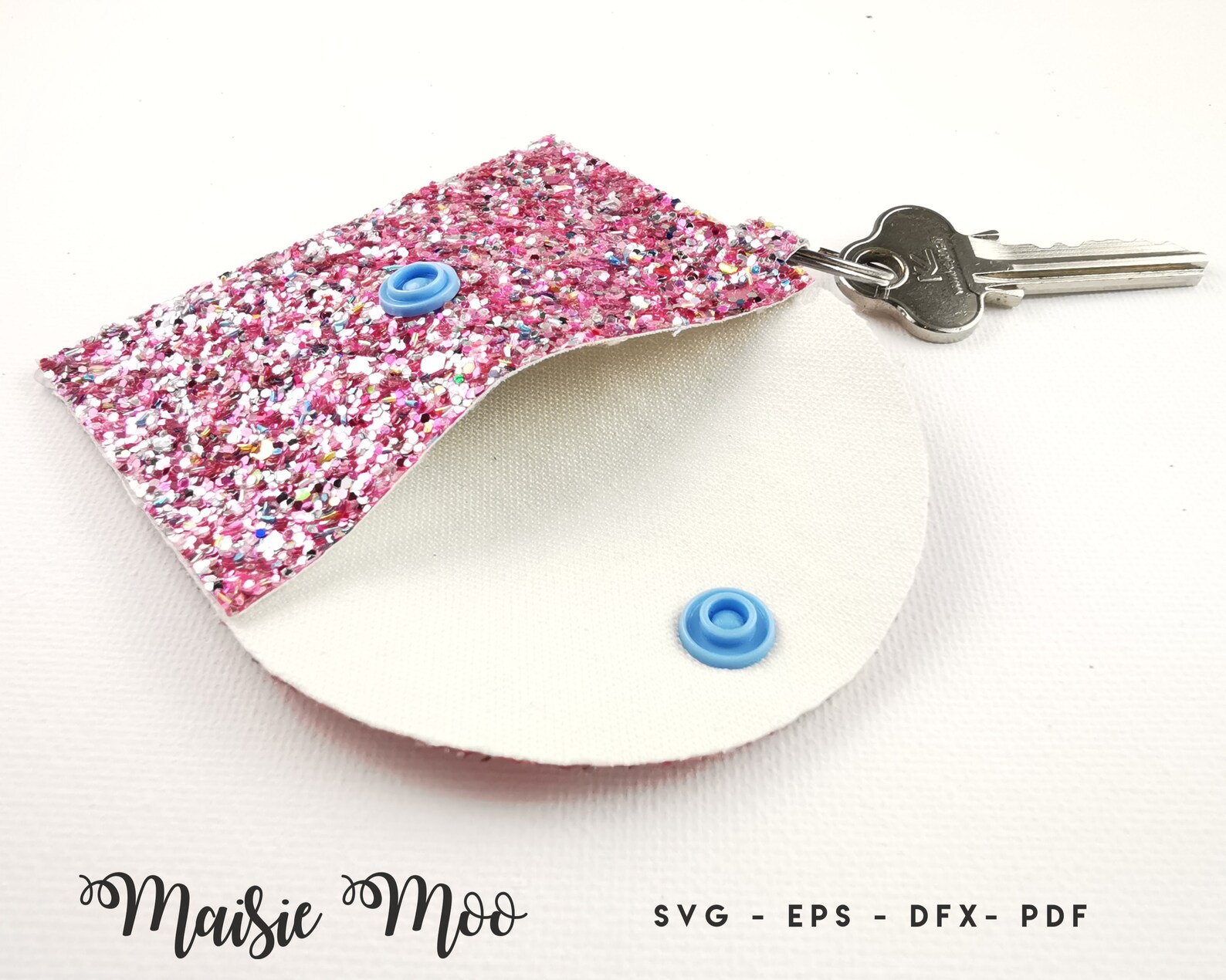 Download Keychain Coin Purse SVG Bundle Keyring Coinpurse Template | Etsy