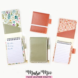 Notebook Cover Pattern SVG Template, 3" x 5" Leather Pocket Journal Pouch, A7 Sleeve Pattern PDF Servers