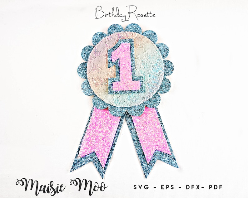 Birthday Bow SVG, Birthday Crown Birthday Ribbon, Wand, Bow Tie, Birthday Age Number Bow SVG, 1st 2nd 3rd PDF, Hair Bow Template, Maisie Moo