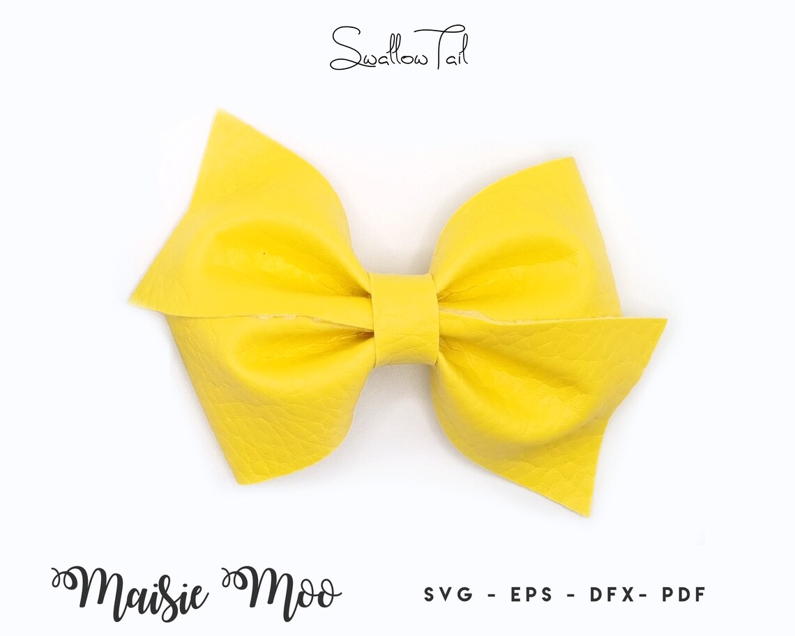 Bow SVG Pinch Bow Template SVG Bow PDF Twisted Hair Bow | Etsy