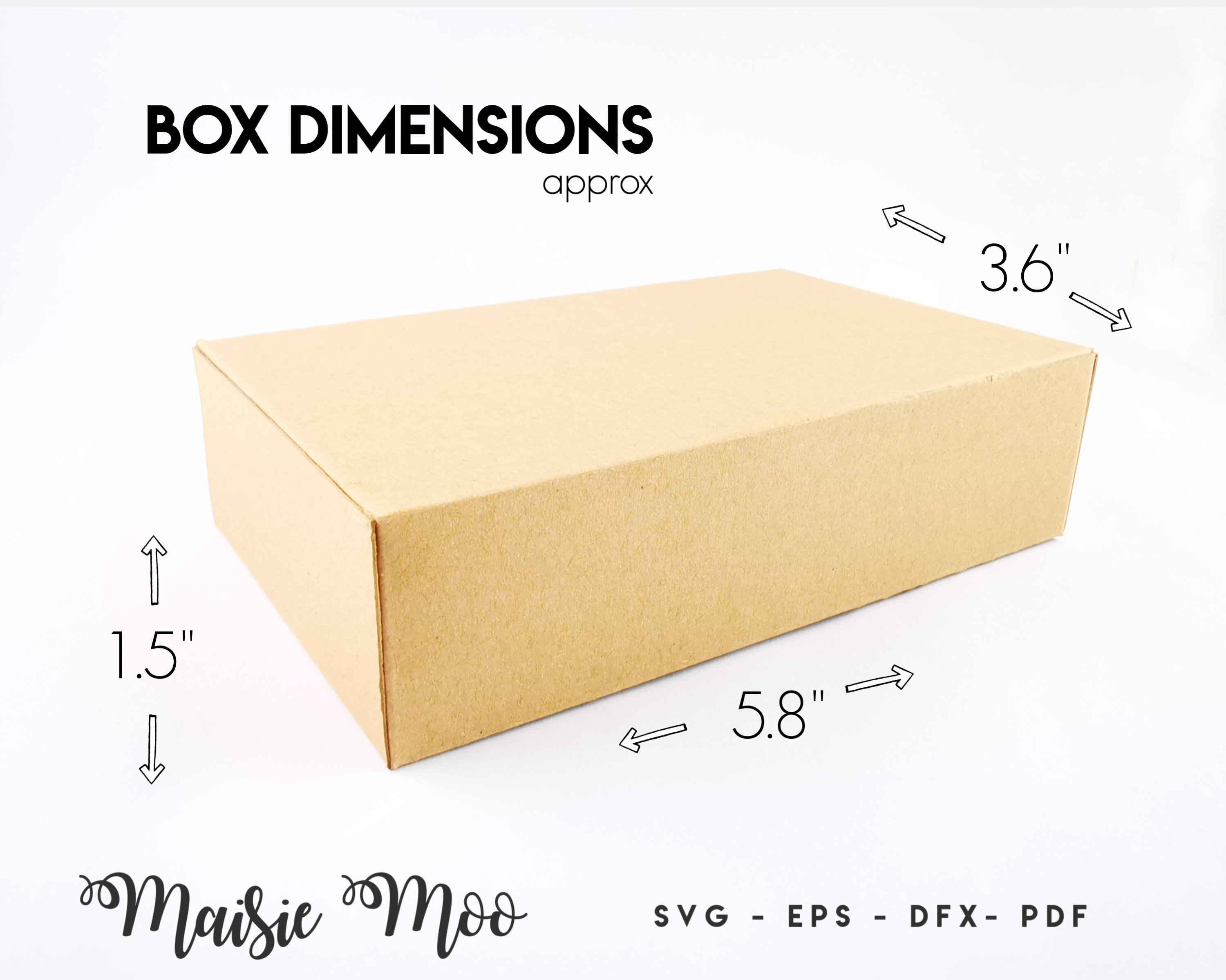 Bow Box Template, Bow Display Box SVG, Hair Bow Gift Box DXF, Gift Box ...