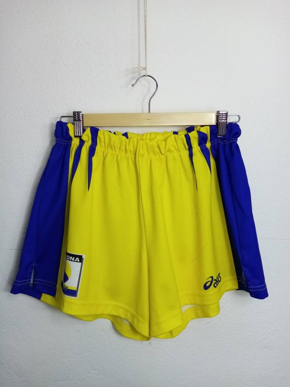 Vintage Asics Volleyball Shorts/90s High Waist Beach Etsy
