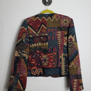Misty Morning Corduroy Aztec Blazer