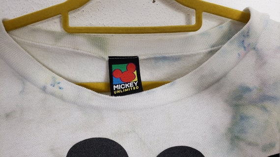 Vintage Mickey Minnie Mouse Sweater/Tie Dye Disne… - image 5