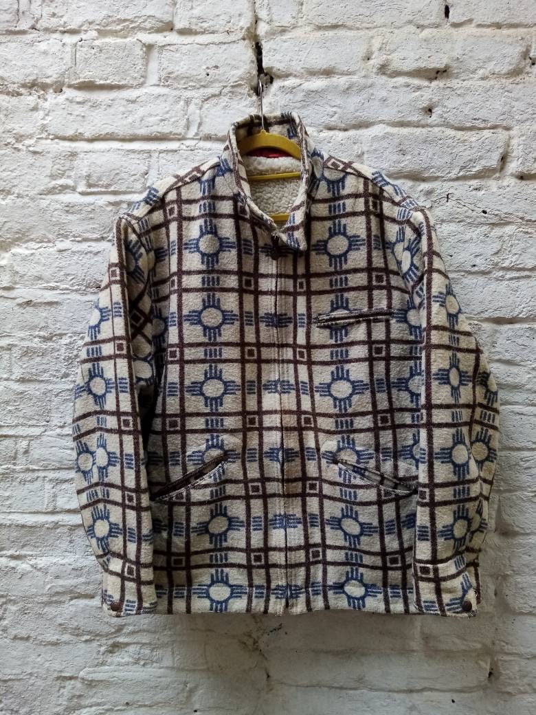 Aztec Geometric Coat - Etsy