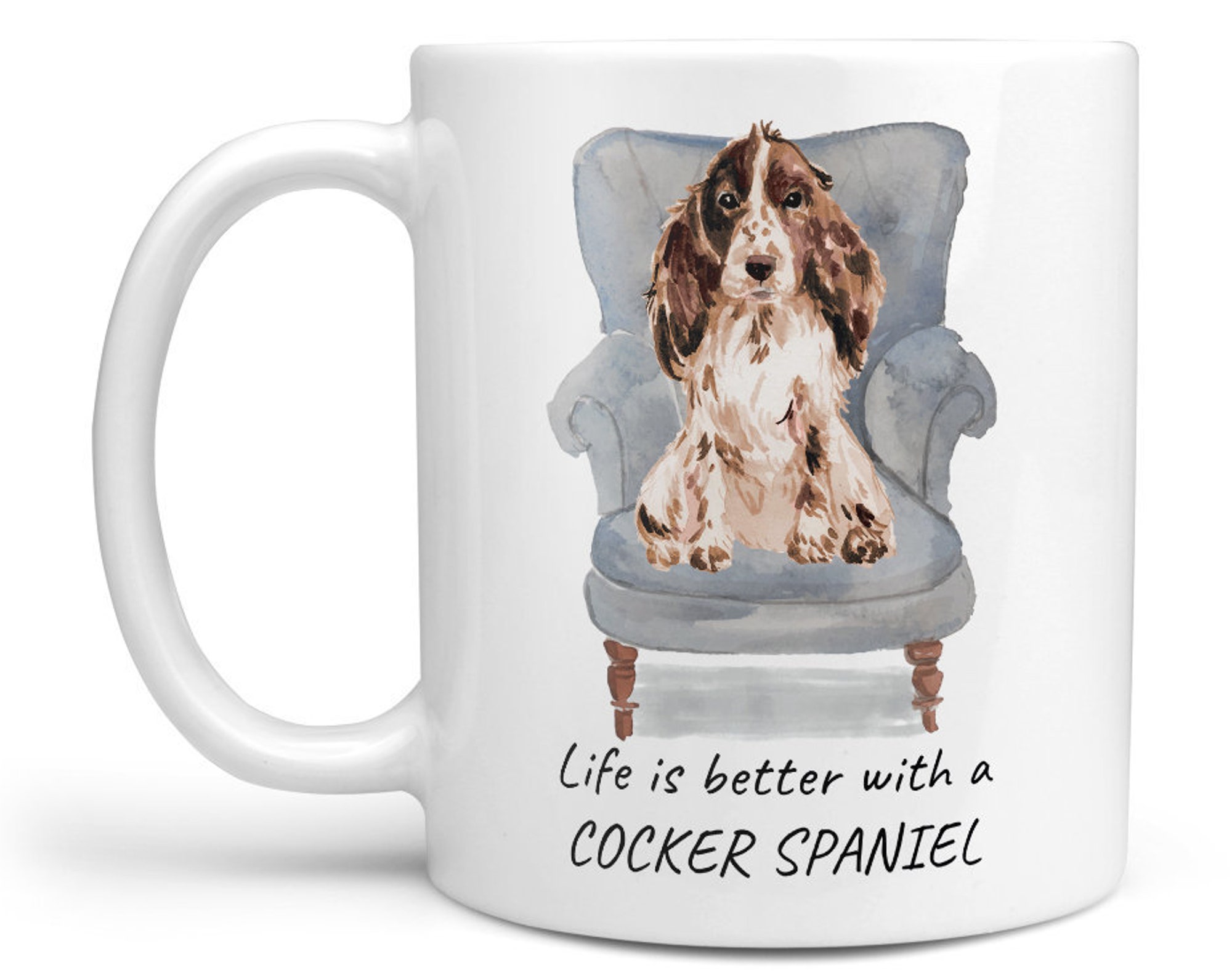 Discover Caneca De Cerâmica Clássica A Vida É Melhor Com Um Cocker Spaniel Americano