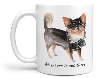 Long Haired Chihuahua Dog Gift Personalised Engraved Glass Etsy