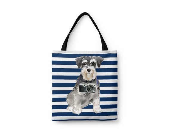 schnauzer tote bag