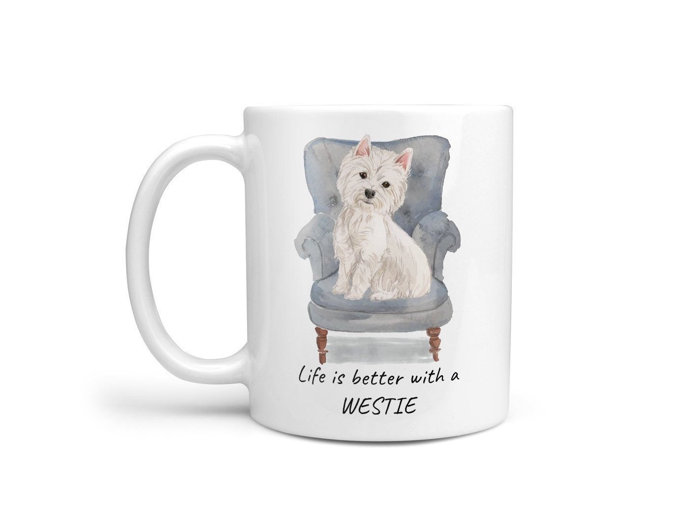 Mantieni la calma e abbraccia una tazza Westie Mugs West Highland Terrier Dog Dogs Puppy Gift - Italia