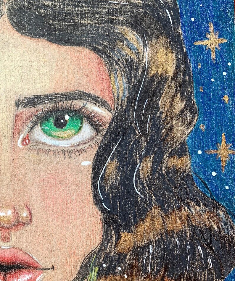 Mr original piece Sandman, Color pencil