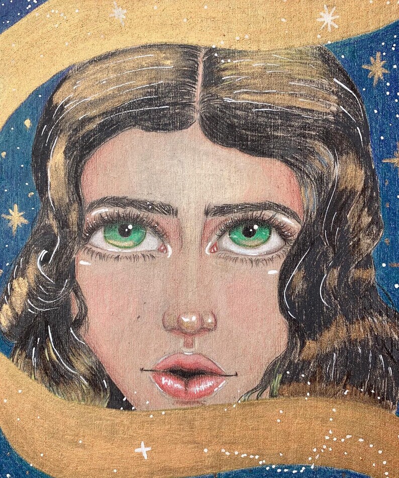 Mr original piece Sandman, Color pencil