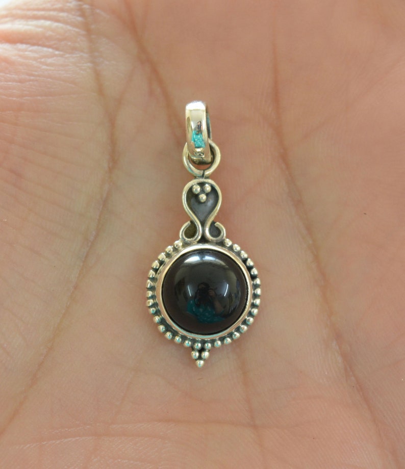 Moonstone Gemstone Pendant P 75 Lapis Lazuli Carnelian 925 Sterling Silver Jewelry Handmade Pendant Tiger/'s Eye Round Shape Onyx