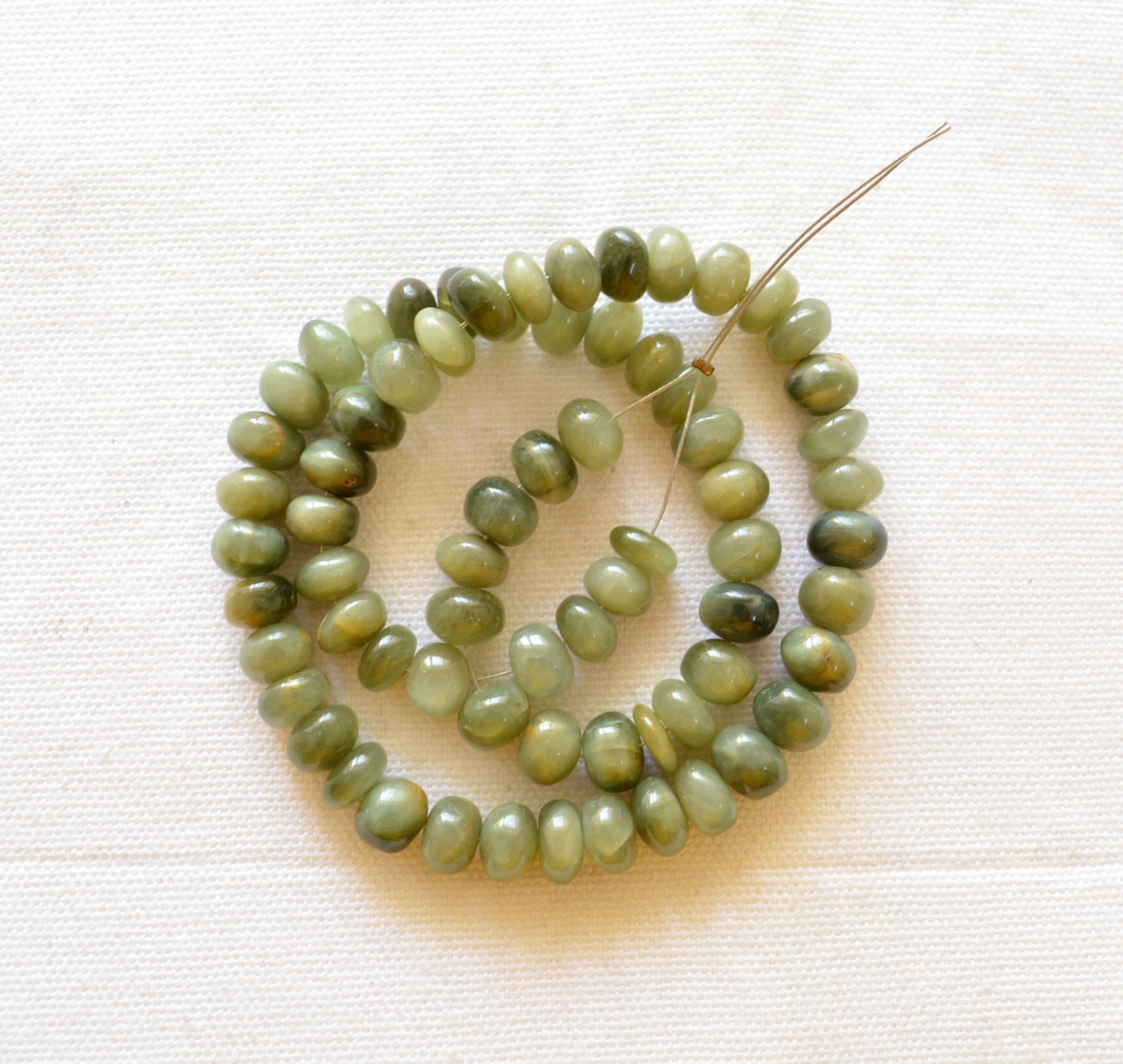 Cat's Eye Beads Round Cat's Eye Beads Natural Etsy