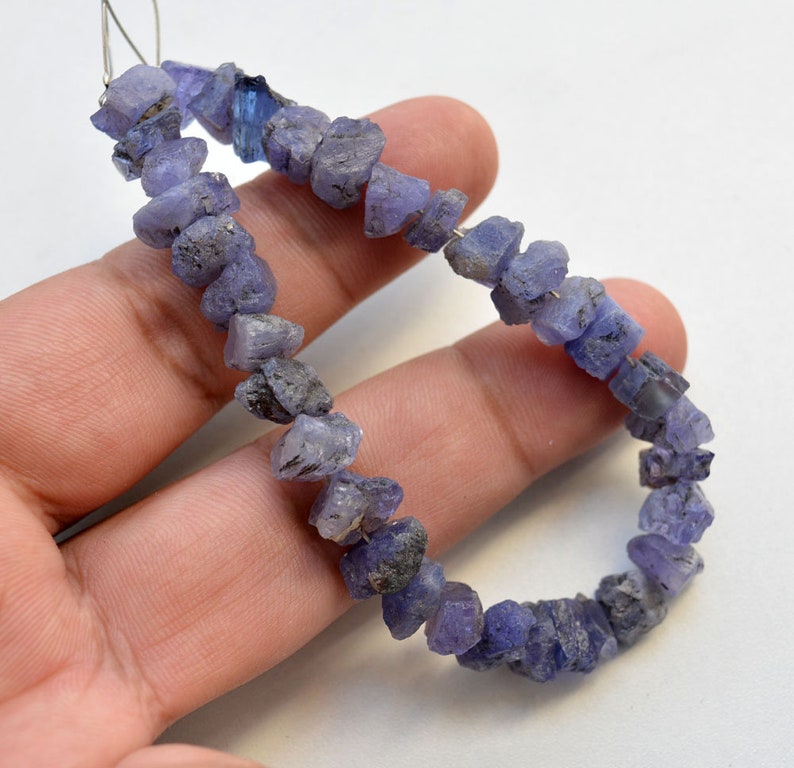 Rough Tanzanite Beads, Tanzanite Gemstone Raw Beads, Raw Gemstone