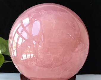 High-Quality Rose Quartz Ball Natural Pink Crystal Sphere Undrilled Healing Crystal Ball  8860g