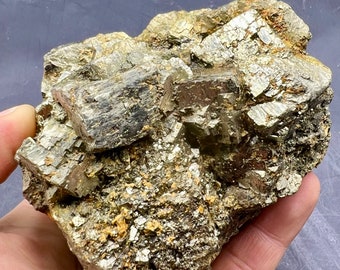 1250g 希少な天然原石金鉱石結晶標本 #Q974 - Etsy 日本