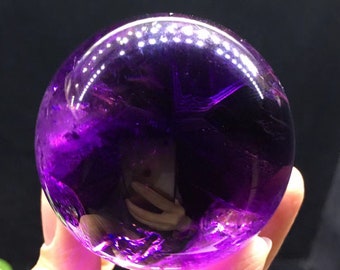 AAAA+++ Amethyst Ball ~~  Natural Pretty Crystal Ball Natural Purple Quartz Sphere